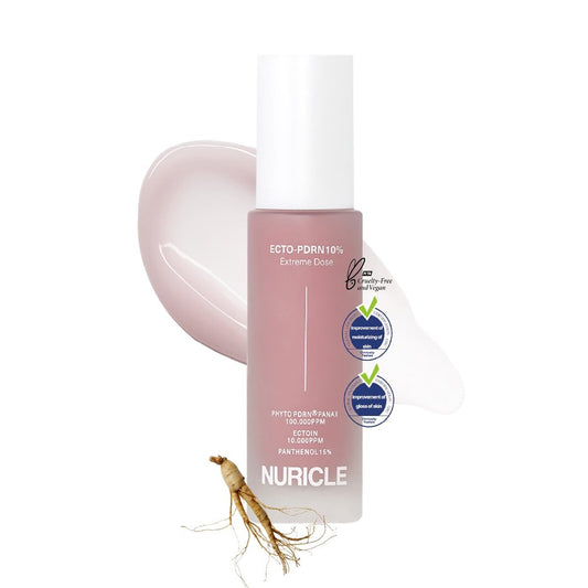 NURICLE ECTO-PDRN 10% Extreme Dose 30ml Korean Anti-Aging Serum with Vegan PDRN, Ectoin & Panthenol