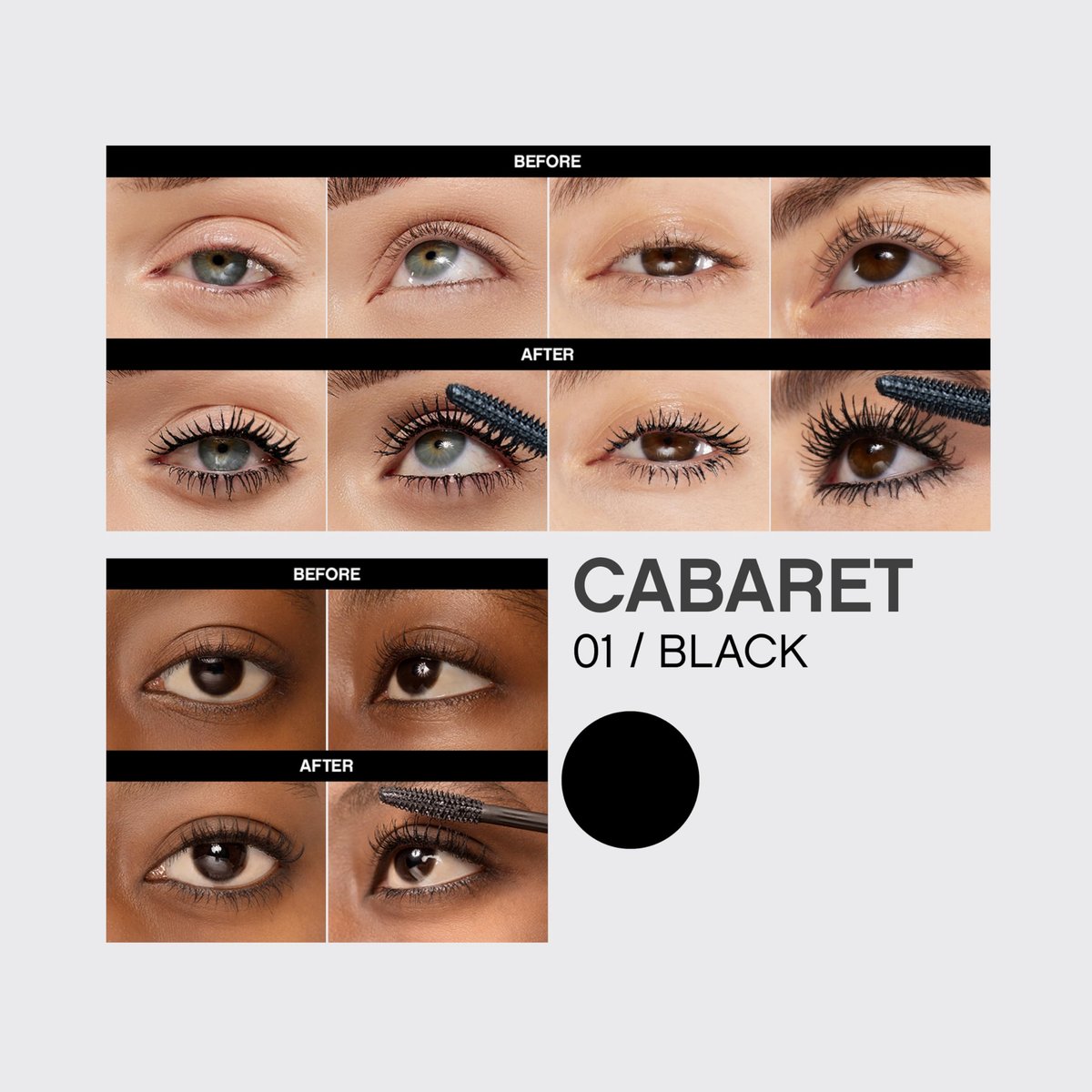 Vivienne Sabó Classic Mascara Cabaret – Volume & Length Mascara for Defined Everyday Lashes, Smudge-Resistant, Cruelty-Free, Blackest Black, Made in Italy, 0.3 fl oz - görsel 7