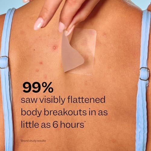 Peach Slices Body Breakout Patches (6 ct) - Overnight Body Pimple Patches - Hypoallergenic Cica & Hydrocolloid Bandages - Vegan & Cruelty Free Korean Skin Care - görsel 10