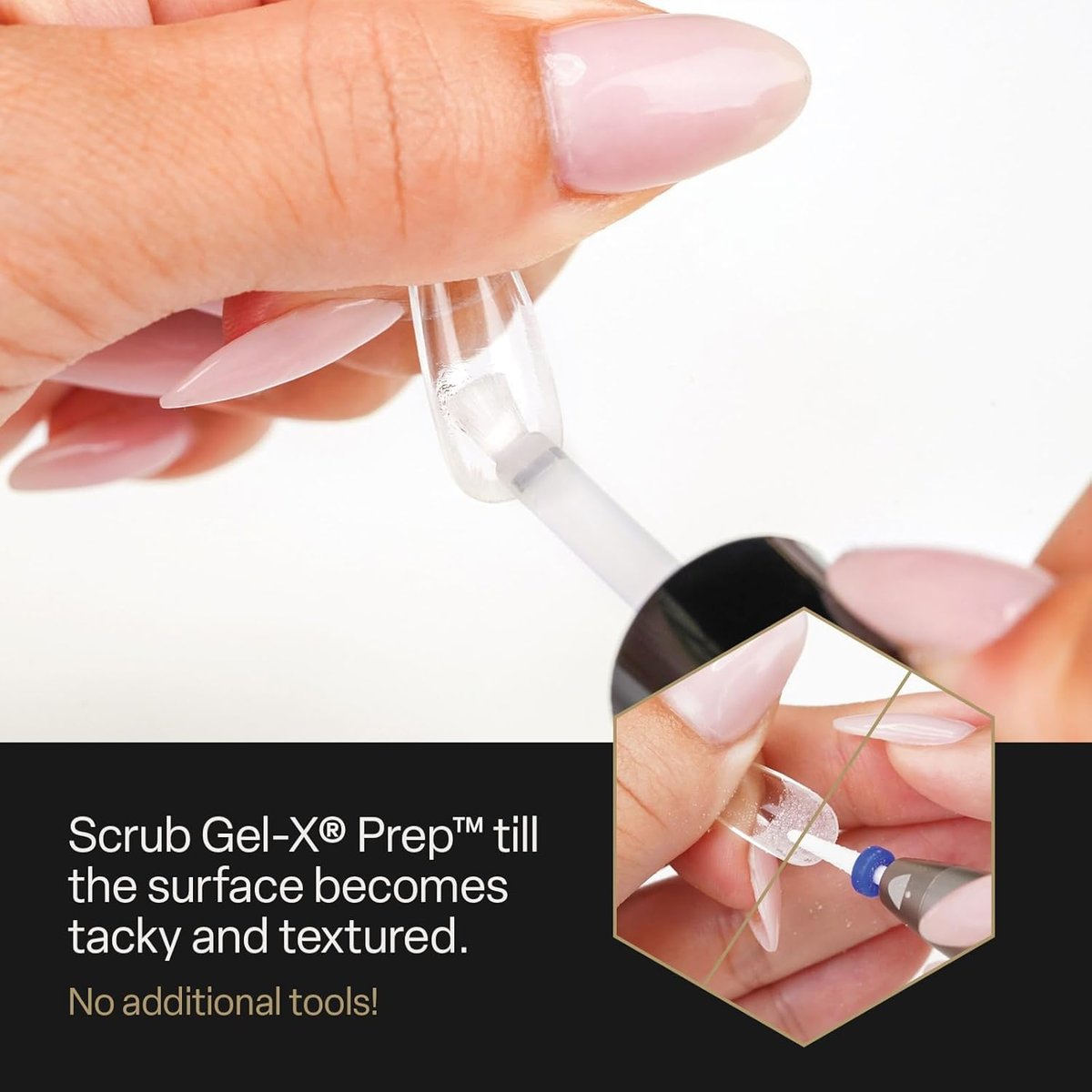APRÉS Gel-X Prep Acid-Free Tip Primer 15 ml – Nail Tip Etching Prep for Improved Adhesion - görsel 7