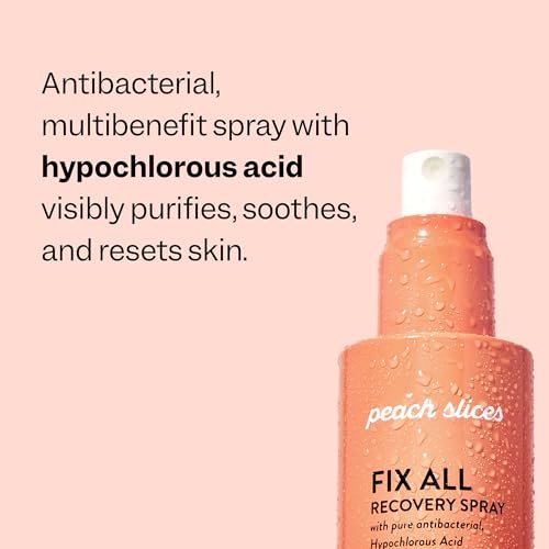Peach Slices Fix All Recovery Spray - Hypochlorous Acid Face Mist for Acne, Redness, and Stressed Skin - Vegan & Cruelty-Free Korean Skincare (4 oz) - görsel 8