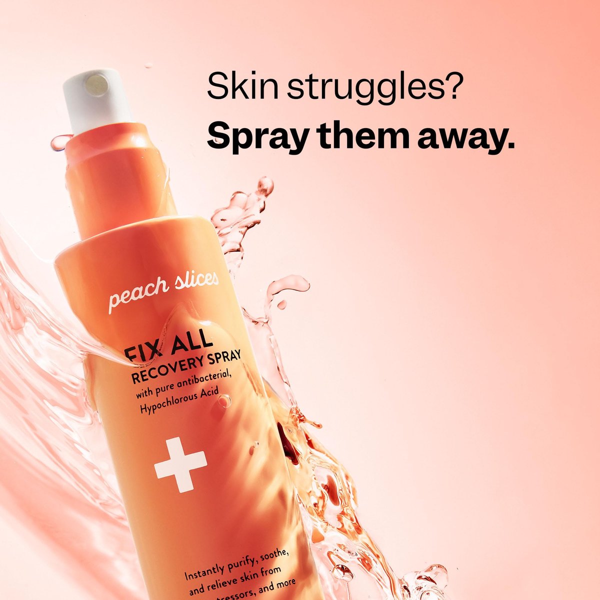 Peach Slices Fix All Recovery Spray - Hypochlorous Acid Face Mist for Acne, Redness, and Stressed Skin - Vegan & Cruelty-Free Korean Skincare (4 oz) - görsel 9
