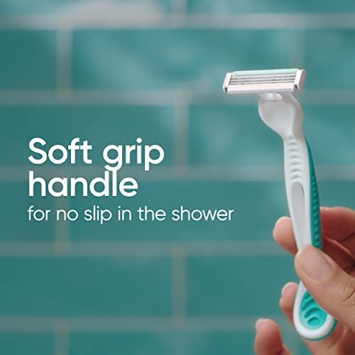 Gillette Venus Simply 3 Sensitive Disposable Razors for Women, 12 Count, White & Turquoise - görsel 14
