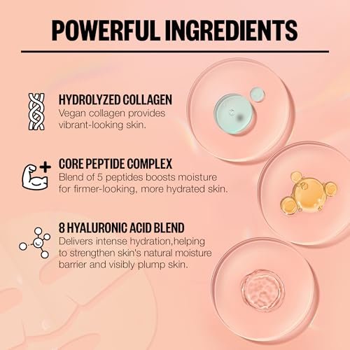 PEACE OUT Overnight Bio-Collagen Recovery Mask – Vegan Collagen & Hyaluronic Acid Sheet Mask for Deep Hydration (1 Count) - görsel 8