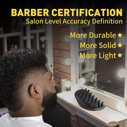 Twist Styler Brush for Black Men - Premium Durable Washable Hair Sponge for Curls, Afro 4C Hair & Coiled Textures - Ergonomic Grip Home Styling Essential Hair Brush for Men & Barbers Avelisse