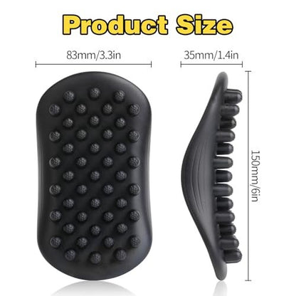 Twist Styler Brush for Black Men - Premium Durable Washable Hair Sponge for Curls, Afro 4C Hair & Coiled Textures - Ergonomic Grip Home Styling Essential Hair Brush for Men & Barbers Avelisse