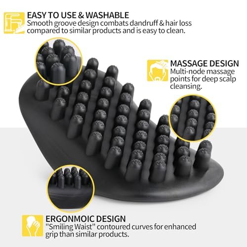 Twist Styler Brush for Black Men - Premium Durable Washable Hair Sponge for Curls, Afro 4C Hair & Coiled Textures - Ergonomic Grip Home Styling Essential Hair Brush for Men & Barbers Avelisse