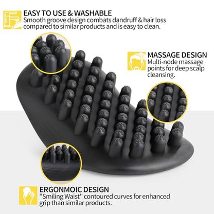 Twist Styler Brush for Black Men - Premium Durable Washable Hair Sponge for Curls, Afro 4C Hair & Coiled Textures - Ergonomic Grip Home Styling Essential Hair Brush for Men & Barbers Avelisse