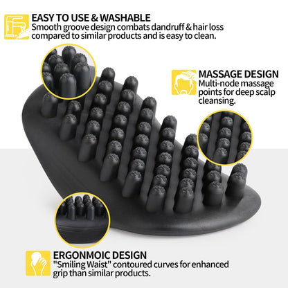 Twist Styler Brush for Black Men - Premium Durable Washable Hair Sponge for Curls, Afro 4C Hair & Coiled Textures - Ergonomic Grip Home Styling Essential Hair Brush for Men & Barbers Avelisse