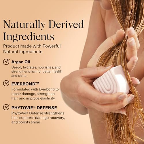 Kitsch Argan Oil Conditioner Bar – Repairing & Moisturizing Solid Conditioner for Damaged, Frizzy Hair – Sulfate-Free, Paraben-Free – Made in USA – 2.7 oz - görsel 6