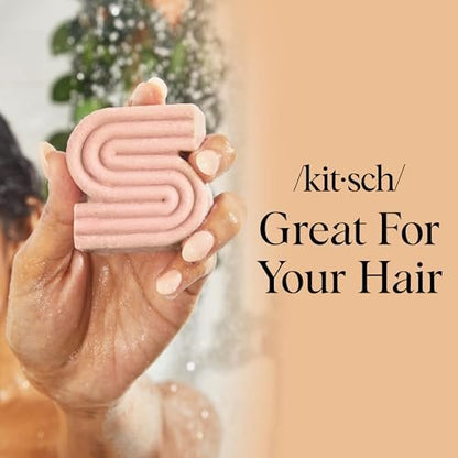 Kitsch Argan Oil Shampoo Bar for Hair Growth – Repairing & Moisturizing Shampoo for Women & Men – Paraben, Phthalates, Silicone & Sulfate Free – Made in USA, 3.2 oz