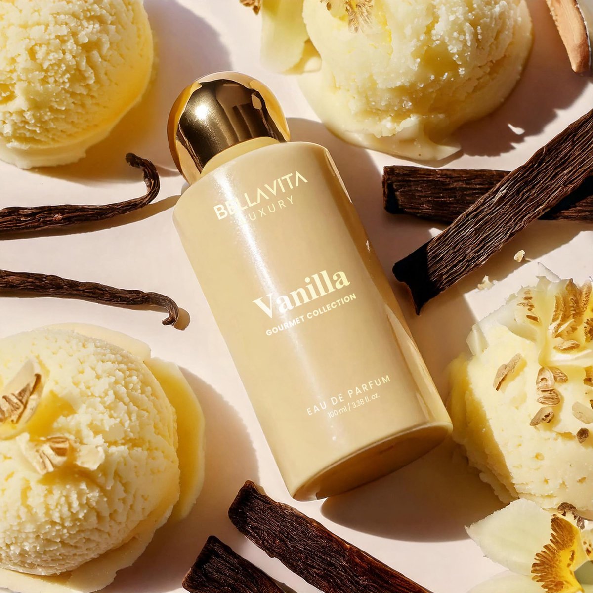 Bellavita Luxury Vanilla Eau de Parfum - 100 ml | Gourmet Coconut & Vanilla Unisex Fragrance for Men and Women - görsel 10
