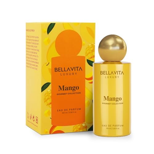 Bellavita Luxury Mango Eau de Parfum | 100 ml (3.4 fl.oz.) | Gourmet Unisex Fragrance with Mango, Ylang, and Siam Benzoin Notes - görsel 2