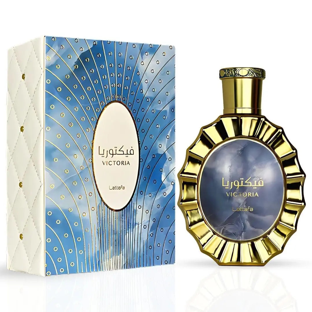 Lattafa Victoria for Women Eau de Parfum Spray, 3.4 oz / 100 ml - Golden Fragrance Avelisse