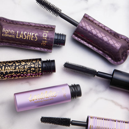 Tarte Best of Tarte Mascara Trio Set – Travel Size Tubing Mascaras for Volume & Length, Smudge-Proof, Flake-Free, Easy Removal, Cruelty-Free, Black Avelisse