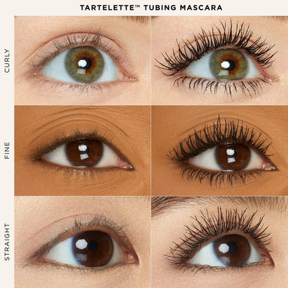 Tarte Best of Tarte Mascara Trio Set – Travel Size Tubing Mascaras for Volume & Length, Smudge-Proof, Flake-Free, Easy Removal, Cruelty-Free, Black Avelisse