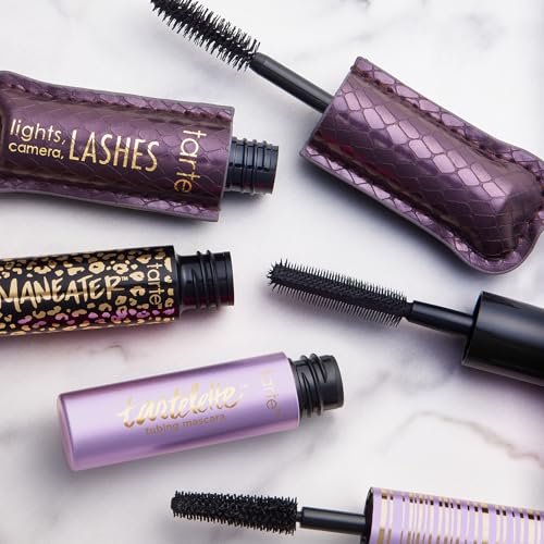 Tarte Best of Tarte Mascara Trio Set – Travel Size Tubing Mascaras for Volume & Length, Smudge-Proof, Flake-Free, Easy Removal, Cruelty-Free, Black Avelisse