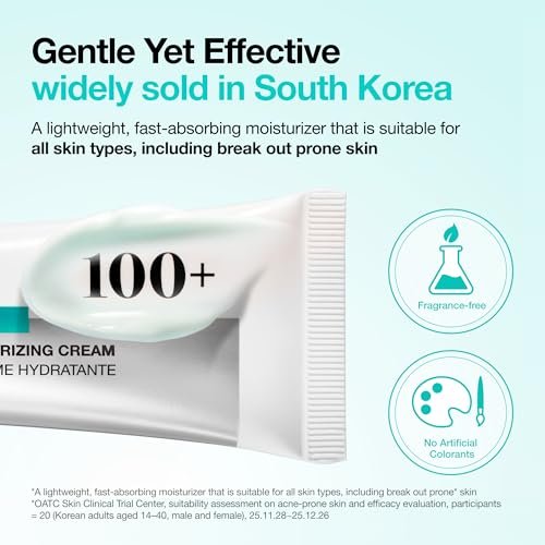 Anua PDRN Hyaluronic Acid 100 Moisturizing Cream – Lightweight Non-Greasy Hydrating Face Moisturizer with Salmon DNA for Glass Skin | Korean Skincare (2.02 fl oz) Avelisse