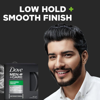 Dove Men+Care Grooming Cream, 3 Pack - Lightweight Hair Styling Cream for Men, Low Hold, Defines & Conditions, Natural Texture, 1.75 oz Each Avelisse