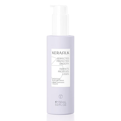 Kerasilk Smoothing Blow Dry Cream - Frizz Control & Heat Protection, Vegan & Sulfate Free, 150ml Avelisse