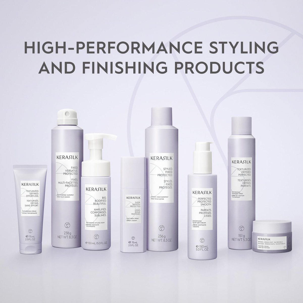 Kerasilk Smoothing Blow Dry Cream - Frizz Control & Heat Protection, Vegan & Sulfate Free, 150ml Avelisse