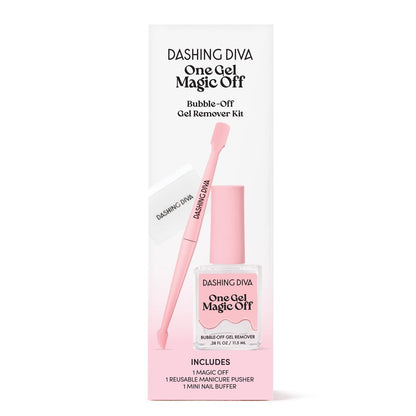 Dashing Diva Magic Off Gel Polish Remover - Damage-Free Bubble-Off Remover for One Gel - Includes Bonus Tool - 2-Pack Avelisse