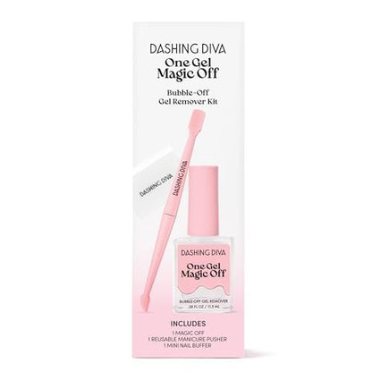 Dashing Diva Magic Off Gel Polish Remover - Damage-Free Bubble-Off Remover for One Gel - Includes Bonus Tool - 2-Pack Avelisse