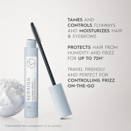 Kerasilk Flyaway Wand - On-the-Go Frizz Control, Vegan & Sulfate Free, 8ml Avelisse