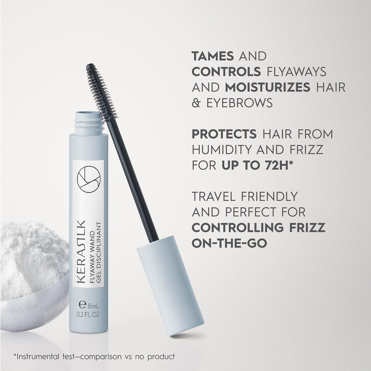 Kerasilk Flyaway Wand - On-the-Go Frizz Control, Vegan & Sulfate Free, 8ml Avelisse