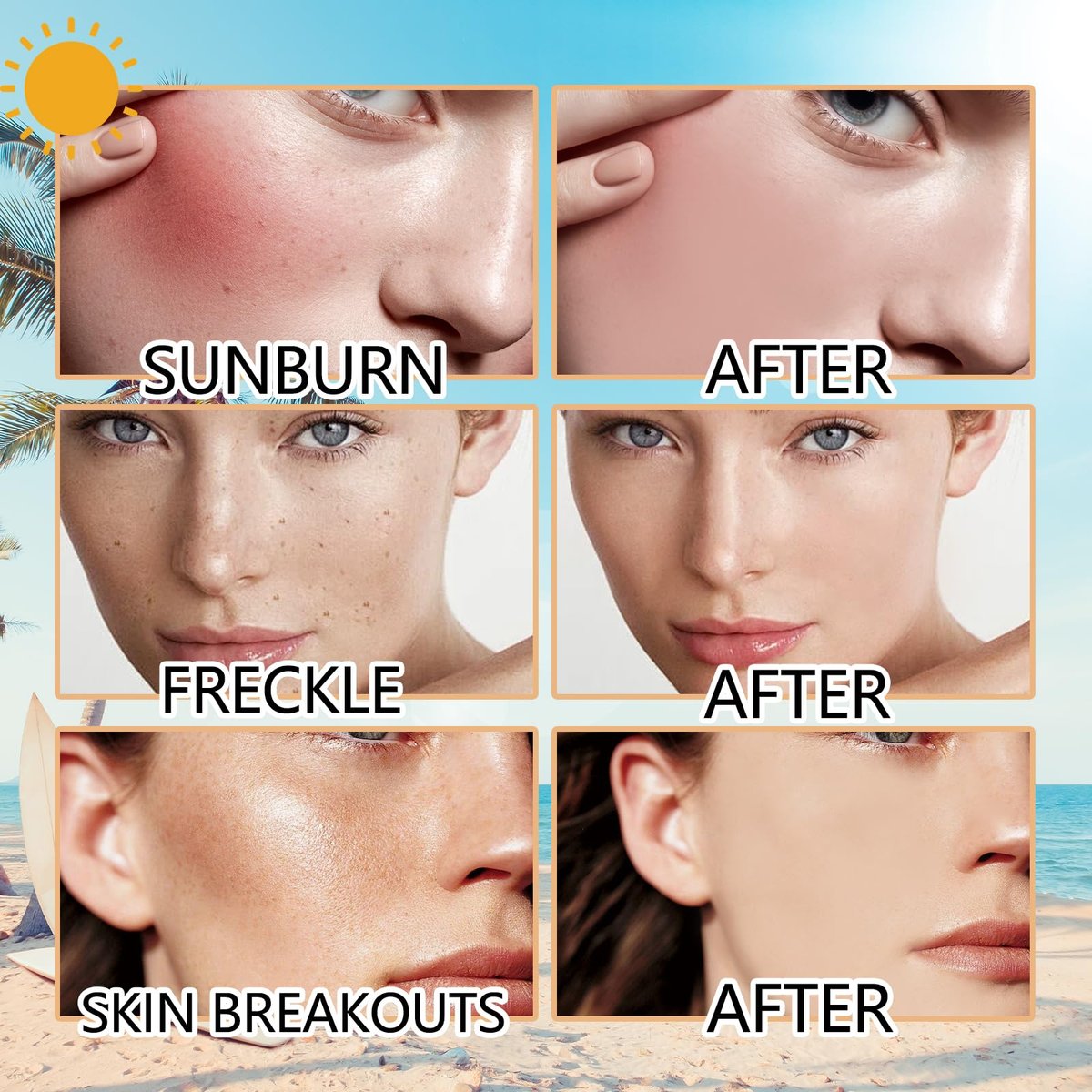 2-Pack Tinted Sunscreen SPF 50 for Face – Universal Tinted Moisturizer with SPF50 PA+++, Hydrating Sun Essence, Non-Sticky UVA/UVB Protection (1.7 Fl Oz Each) Avelisse