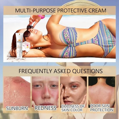 2-Pack Tinted Sunscreen SPF 50 for Face – Universal Tinted Moisturizer with SPF50 PA+++, Hydrating Sun Essence, Non-Sticky UVA/UVB Protection (1.7 Fl Oz Each) Avelisse