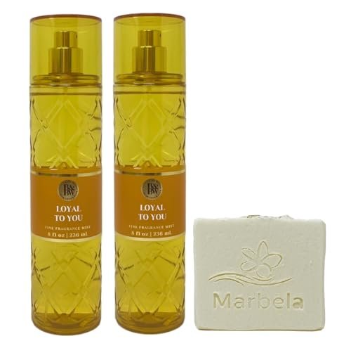 Bath & Body Works Loyal To You 2 Pack Fine Fragrance Mist Bundle with Natural Oats Bar Soap - Full Size - görsel 2