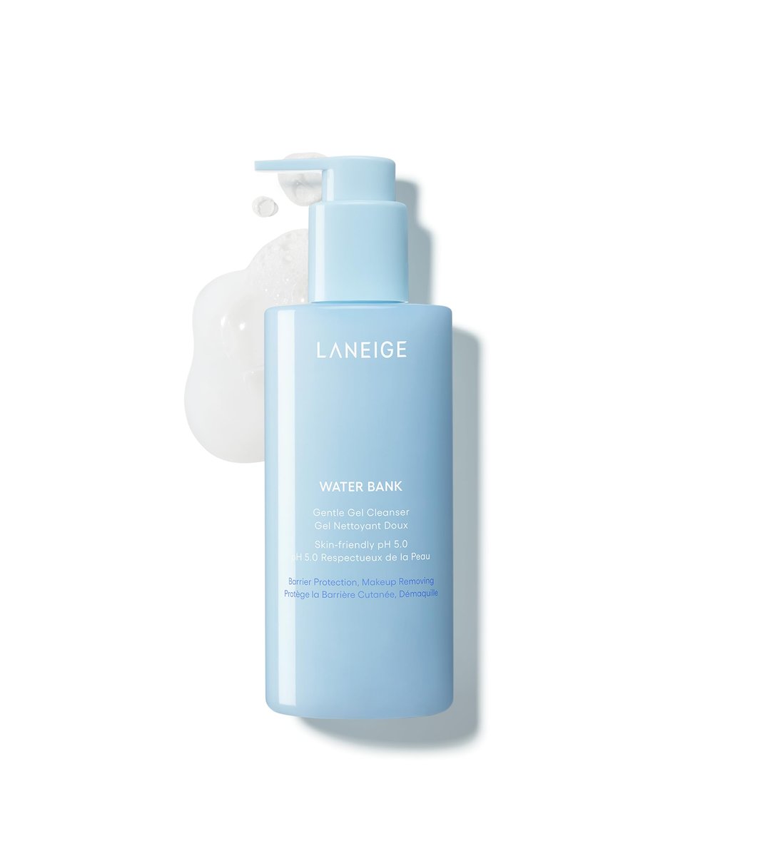LANEIGE Water Bank Gentle Gel Cleanser – pH-Balanced & Barrier-Boosting with Blue Hyaluronic Acid, 8.45 oz - görsel 1