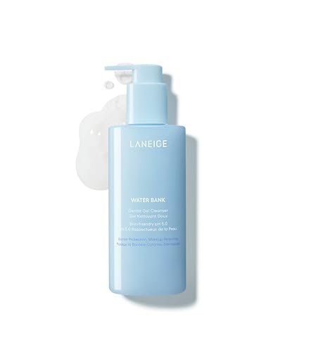 LANEIGE Water Bank Gentle Gel Cleanser – pH-Balanced & Barrier-Boosting with Blue Hyaluronic Acid, 8.45 oz - görsel 2