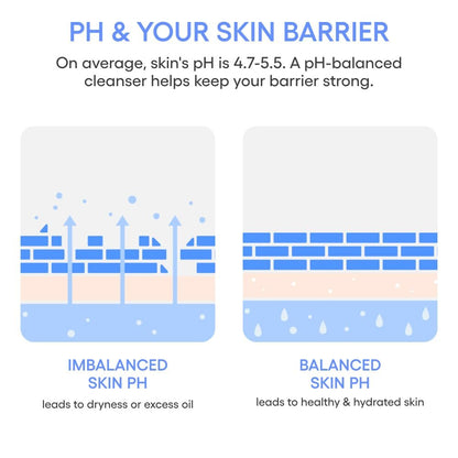 LANEIGE Water Bank Gentle Gel Cleanser – pH-Balanced & Barrier-Boosting with Blue Hyaluronic Acid, 8.45 oz