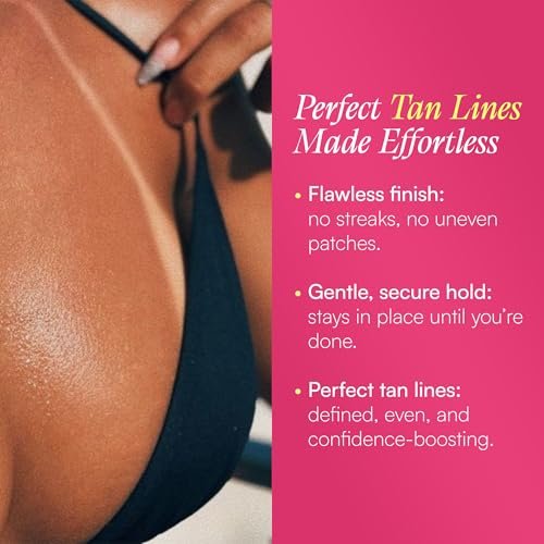 Seskytan Adhesive Bikini for Spray Tan Solution – 3-Pack Brazilian Self Tanning Bikini Tape for Flawless, Streak-Free Tan Lines – Gentle, No-Slip Fit for Sun, Spray & Bed Tanning – For All Skin Types Avelisse