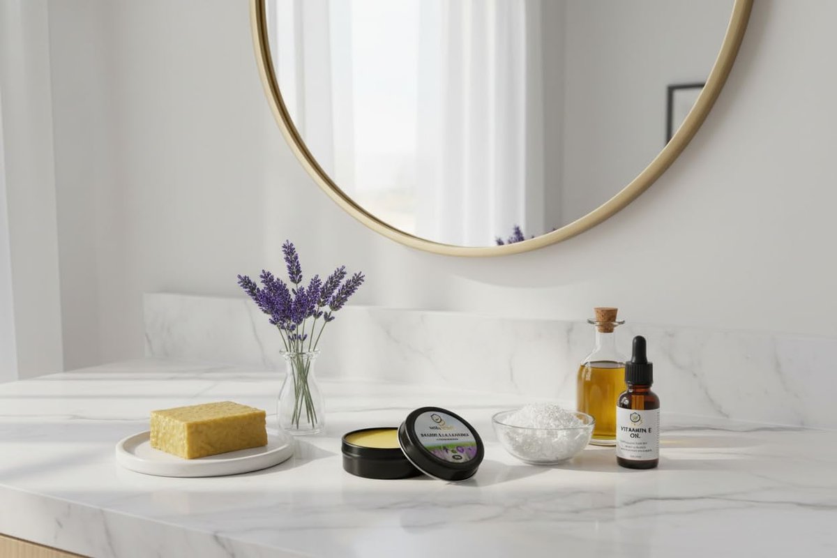 Beeswax Balm for Lips, Hands & Skin – Natural Multi-Purpose Moisturizer with Soothing Lavender Aromatherapy - görsel 5