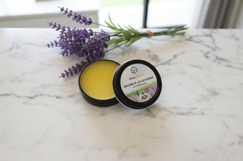 Beeswax Balm for Lips, Hands & Skin – Natural Multi-Purpose Moisturizer with Soothing Lavender Aromatherapy - görsel 2