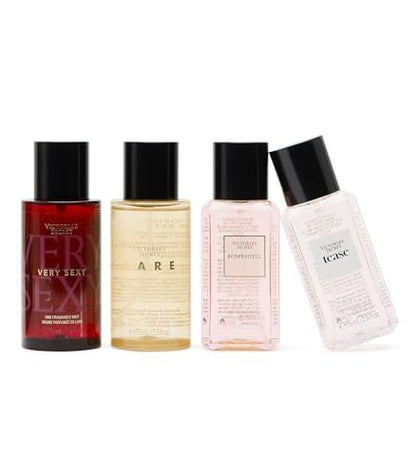 Victoria's Secret Fine Fragrance Mini Mist Gift Set, 4 Piece, Assorted Scents Avelisse