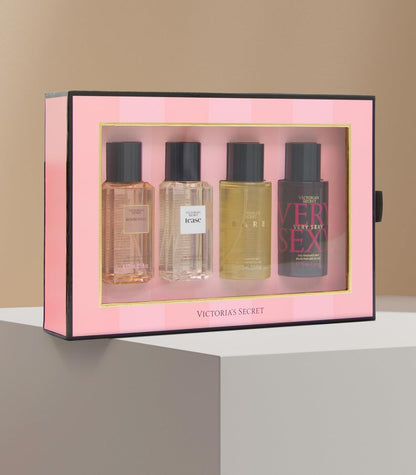 Victoria's Secret Fine Fragrance Mini Mist Gift Set, 4 Piece, Assorted Scents Avelisse