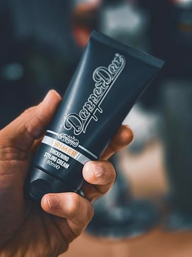Dapper Dan Thickening Styling Cream Primer – Volumizing Hair Cream with Caffeine & Rosemary Oil, 2.71 oz - görsel 8