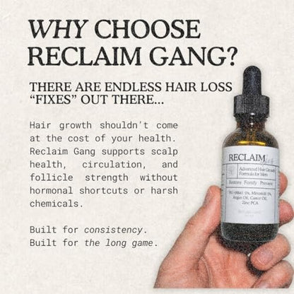 RU58841 + Minoxidil Hair Growth Support Serum (60ml) – Thicker, Fuller Hair with Natural Hydrating Oils Avelisse
