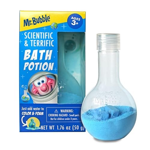 Mr. Bubble The Original Kids Bath Bomb Potions - Colorful Fizzy Fun with Foam & Bubble Science Beaker (Pack of 2) - görsel 16