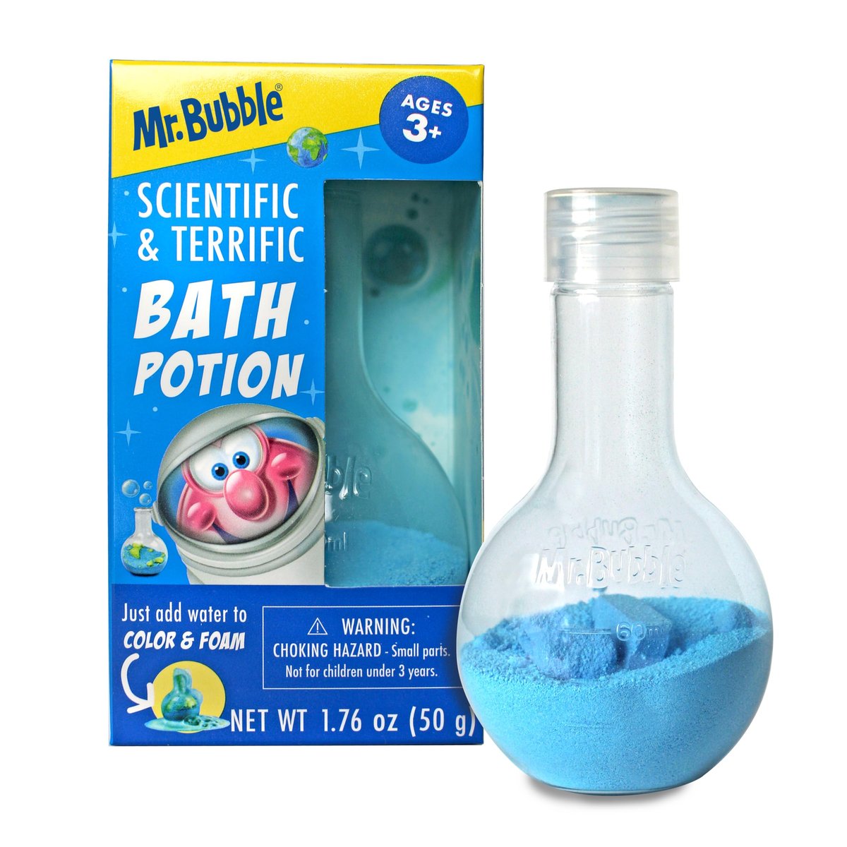 Mr. Bubble The Original Kids Bath Bomb Potions - Colorful Fizzy Fun with Foam & Bubble Science Beaker (Pack of 2) - görsel 15