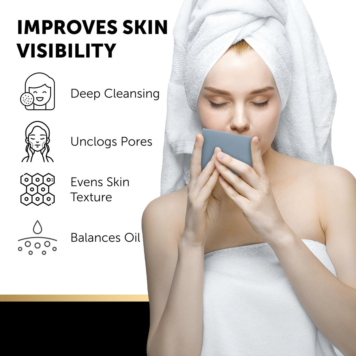 VALITIC Salicylic Acid & Vitamin C Soap Bar 2-Pack – Exfoliating Face & Body Wash for Blackheads, Pores & Blemish-Prone Skin with Collagen, Hyaluronic Acid, Vitamin E Avelisse
