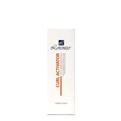 L Lorenzo Curl Activator – Define & Tighten Natural Curls, Eliminate Frizz, 5.4 fl oz