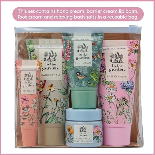 Heathcote & Ivory Top To Toe In The Garden Hand Foot Lip Care Gift Kit - görsel 5