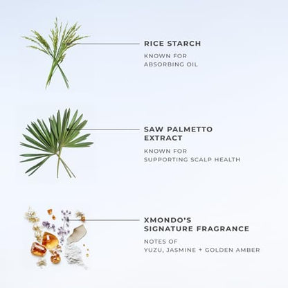 XMONDO Hair BOOST X Dry Shampoo – Zero Residue, Scalp Care with Saw Palmetto, Talc-Free, 5 oz Avelisse
