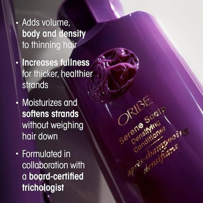 Oribe Serene Scalp Densifying Conditioner for Thinning Hair with Capixyl™ - Adds Volume, Body & Fullness for Thicker, Healthier Hair - Reduces Shedding, Moisturizes, & Detangles - 5.9 oz Avelisse