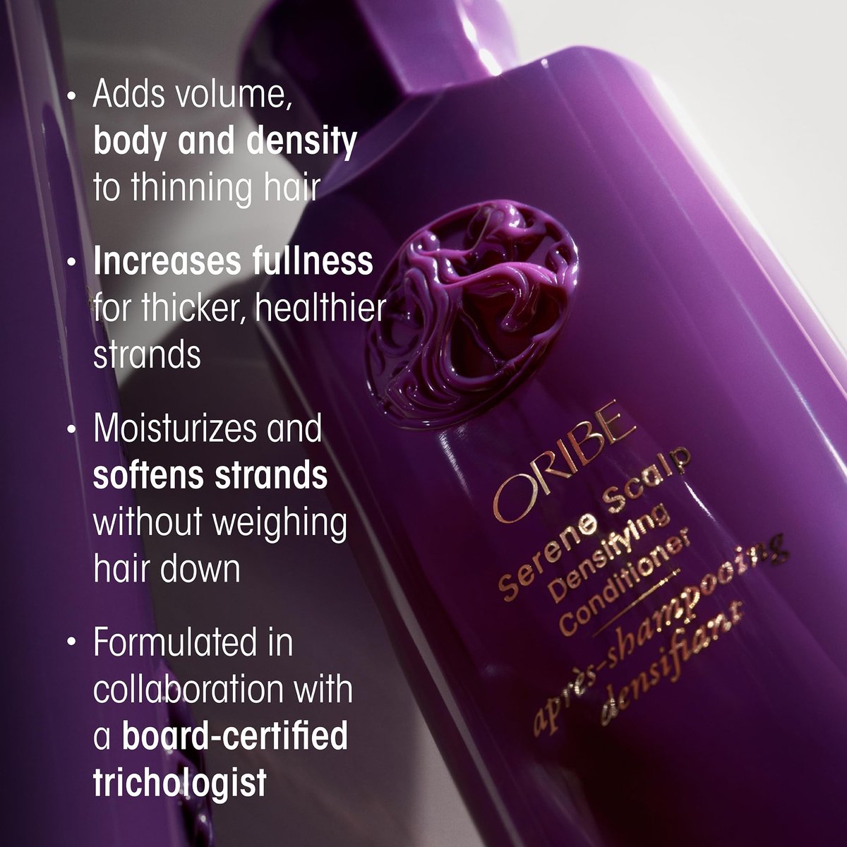 Oribe Serene Scalp Densifying Conditioner for Thinning Hair with Capixyl™ - Adds Volume, Body & Fullness for Thicker, Healthier Hair - Reduces Shedding, Moisturizes, & Detangles - 5.9 oz Avelisse